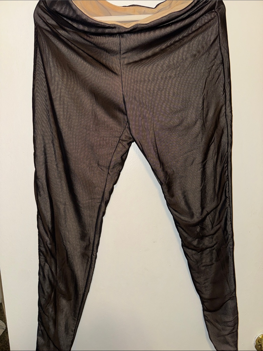 SHEIN Black Girls Stretchy Mesh Leggings - Picture 1 of 4
